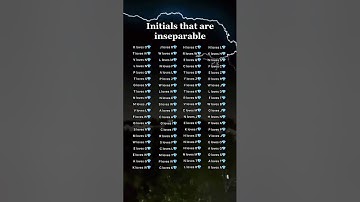 Initials that are inseparable #initials #initial #foryou #fyp