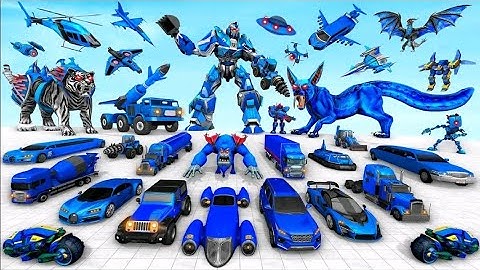 Police Tiger Robot Car Game 3D APK For Gameplay - Android/ios .