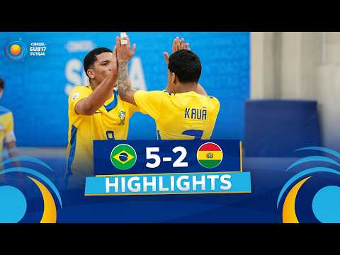 HIGHLIGHTS | BRASIL vs. BOLIVIA | CONMEBOL SUB17 FUTSAL 2026 — football highlights