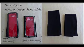Vapro Tube control description holder