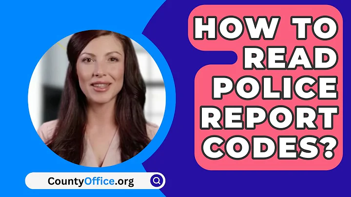 How To Read Police Report Codes? - CountyOffice.org