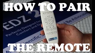 How to pair your remote to the Okin electronics on an Avante smart flex 3 adjustable bed