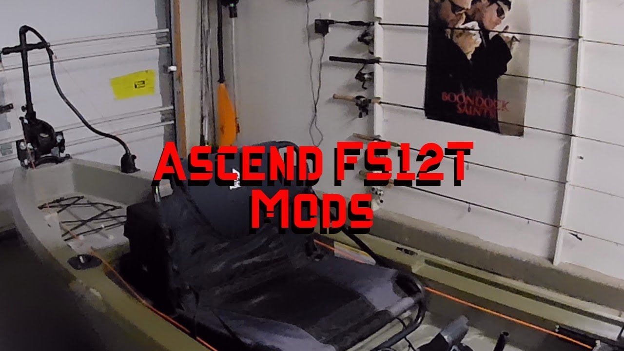 Kayak Upgrades Trolling Motor Modifications Ascend FS12T YouTube