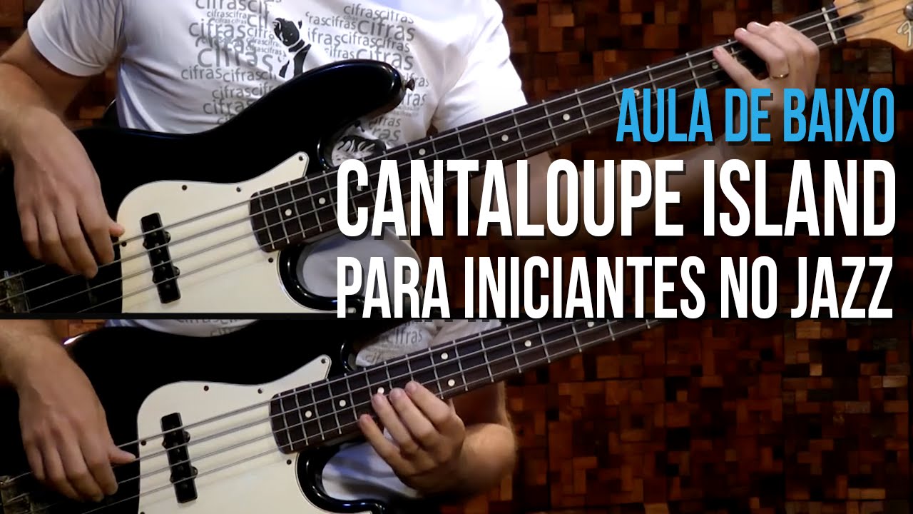 Herbie Hancock - Cantaloupe Island (aula de contra-baixo para iniciantes de jazz)