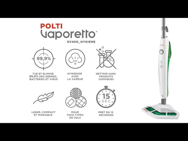 Polti France - Avec le balai vapeur POLTI Vaporetto SV440_Double
