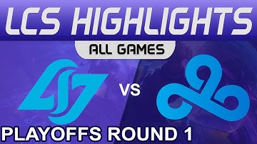 CLG vs C9 Highlights ALL GAMES Playoffs Round 1 LCS Summer 2022 Conter Logic Gaming vs Cloud9