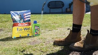 What are wetting agents or soil wetters used for? | Hydrophobic Soil