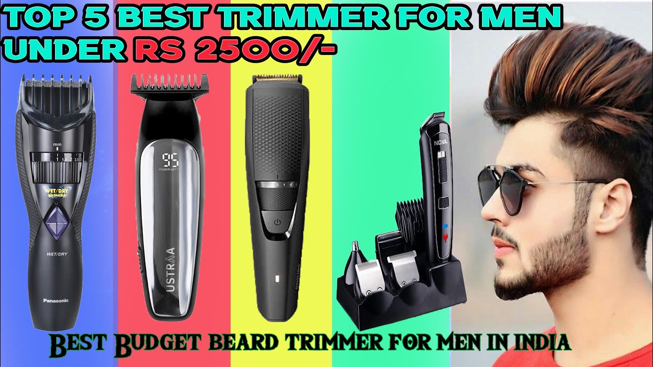 beard trimmer grooming kit