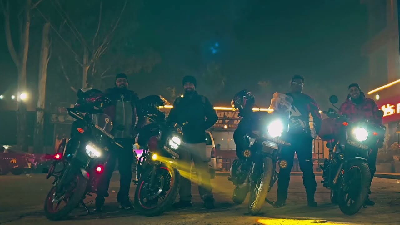 Darma valley | Day 1 | Delhi to Tanakpur | Riding through the night and ton of traffic 😮‍💨