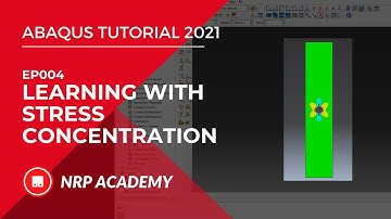 Abaqus tutorial 2021 | EP004 | Learning with stress concentration | Beginners simulation