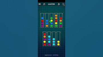 Ball Sort Puzzle Level 204
