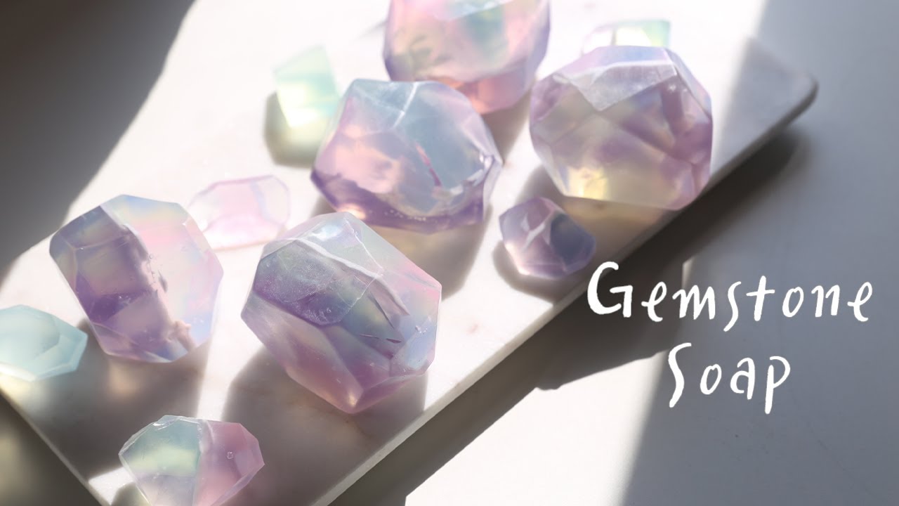 ✨반짝반짝 빛나는 원석비누✨ Gemstone Soap making