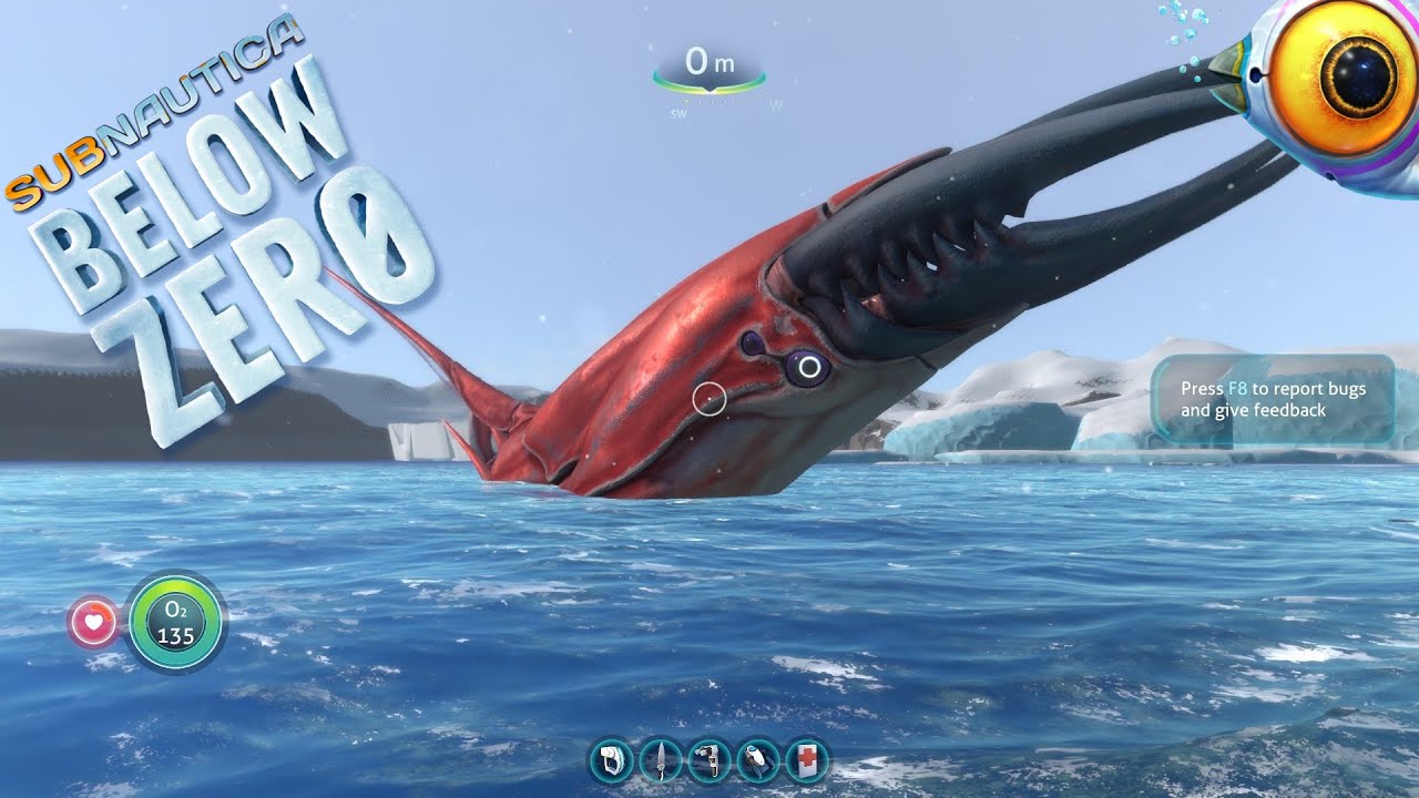 SNEAK PEEK CHELICERATE LEVIATHAN Subnautica: Below Zero (experimental ...