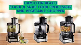 Hamilton Beach 12-Cup Stack And Snap Food Processor | Hamilton Beach Food Processor Review | Profile