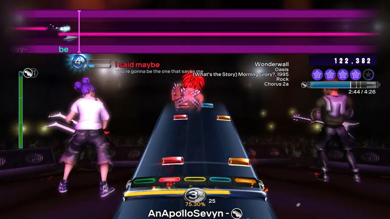 Wonderwall - Vocals/Guitar (Not 100%... yet) - Rock Band 3 Deluxe