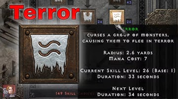 D2R Skills & Abilities - Terror Curse (Necromancer)