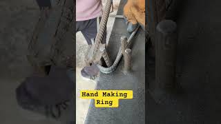 Shearwall Reinforcement Ring Making #construction #reinforcement