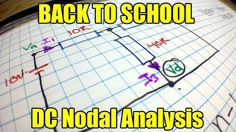 DC Circuit Solving - Nodal Analysis