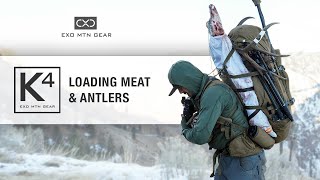 K4 Packs — How To Load Meat & Antlers — Exo Mtn Gear