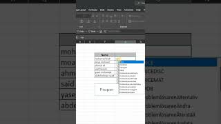 تغيير حالة الأحرف في الإكسل | كيفية جعل بداية كل كلمه أحرف كبيرة | دالة proper