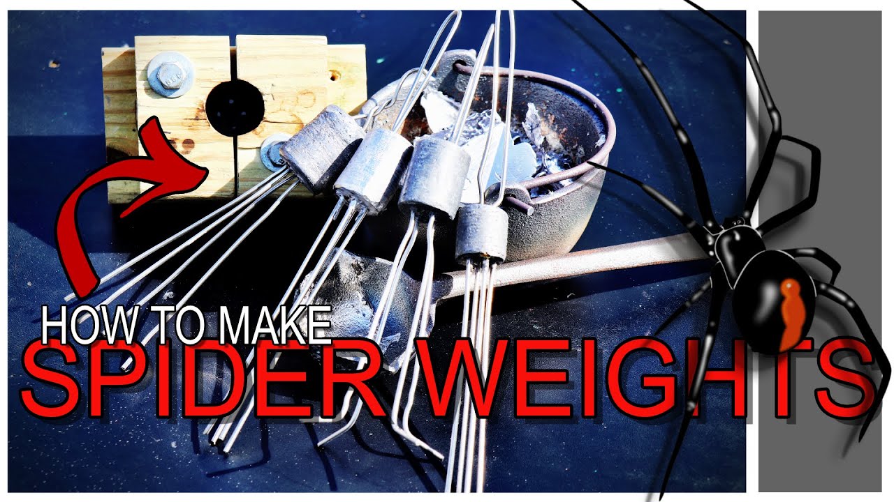 HOW TO MAKE SPIDER WEIGHTS FOR SURF FISHING / SURF SINKERS 