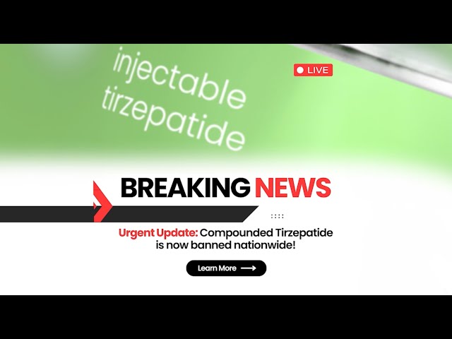 Tirzepatide has been officially removed from the FDA shortage list