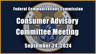 Consumer Advisory Committee Meeting, September 24
At this meeting, Consumer Advisory Committee (CAC) members presented a report in response to its charge from the FCC. Presentation of the recommendations were led by the Chairs of Working Group 1 – Technical and Working Group 2 – Outreach and Education. Consumer Advisory Committee Meeting, September 24