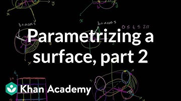 Determining a position vector-valued function for a parametrization of two parameters | Khan Academy