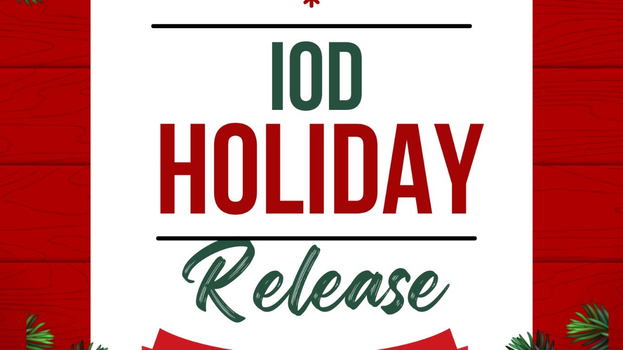 The Last IOD Release of 2022 YouTube