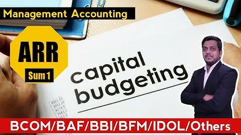 L 5 Capital Budgeting | BCOM/BMS/BAF/BBI/IDOL/OTHERS | Ashish Sir