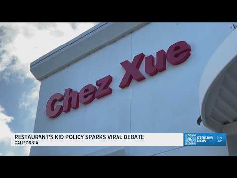 California restaurant owner faces mixed reactions over 'no unruly kids' policy | The Daily Brew