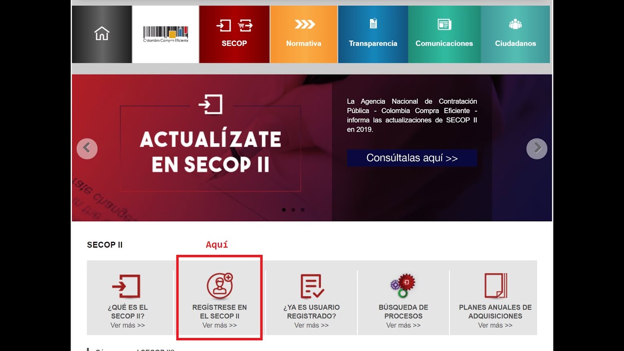 REGISTRO SECOP II PERSONA NATURAL