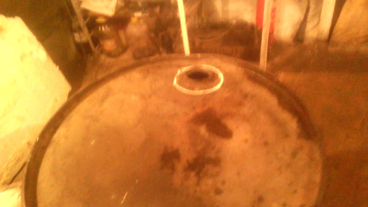 печь из бочки без сварки - YouTube