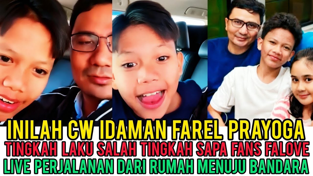 FAREL PRAYOGA SALAH TINGKAH CW IDAMAN FAREL PRAYOGA CANDA TAWA BERSAMA FANS FALOF