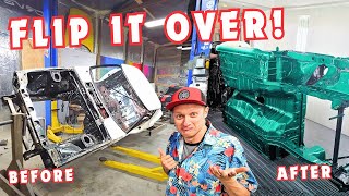 Doing a $30,000 Paint Job on a $3,000 Car - UPSIDE DOWN!