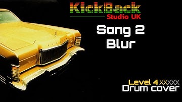 Song 2 - Blur *Level 4* drum cover with score #tutorial #howtoplay #playalong