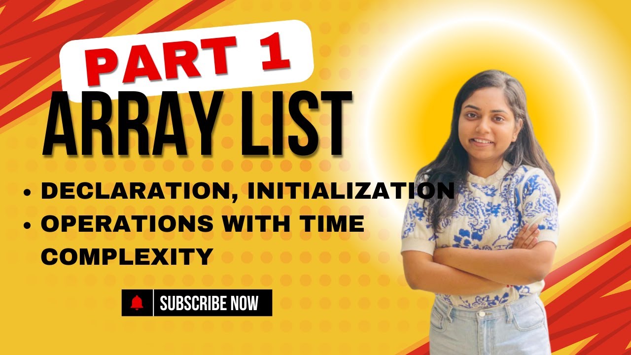 ArrayList | Part1 | Access, Update, Traverse | DSA - Kanika Vats - YouTube