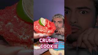 CRMUBL HAS ME SCARED RIGHT NOW... #joelguzman #mukbang #eatingasmr #foodie #crumblcookies #shorts
