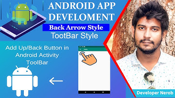 Android Bangla Tutorials  back arrow style in android