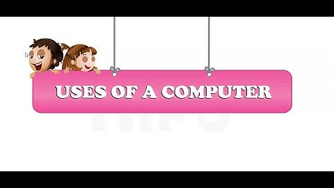 Class 1 ch 3 Icon7 Uses of a Computer