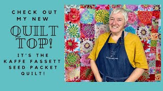 The Kaffe Fassett SEED PACKET Quilt - my New Obsession!