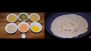 5 मिक्स दाल डोसा बनाने की विधि | Protein Dosa Video | 5 Mixed Dal Instant Dosa Recipe | हेल्दी डोसा