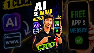 Build FREE Apps & Websites in 1 Click Using AI (No Coding!)🚀#shorts #ai #tech