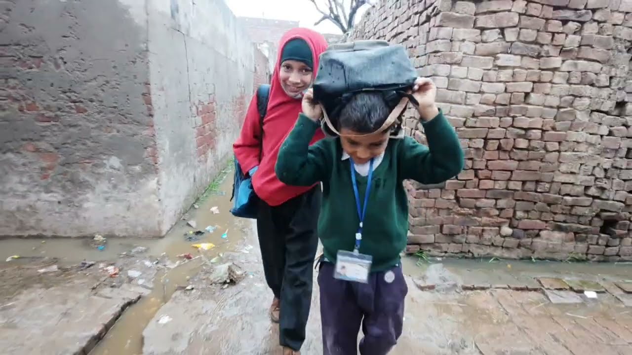 Rain In Village Punjab Pakistan | Heavy Rain In Village | Pakistan Village Life | Happy Rainy Day