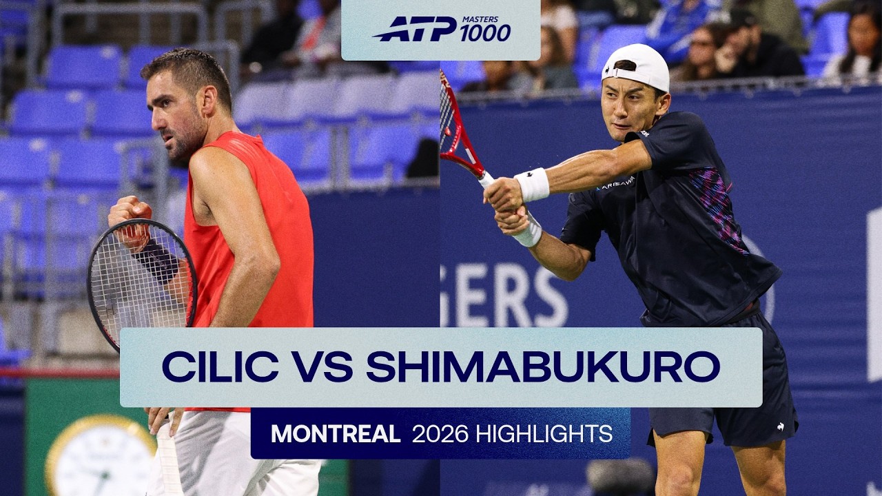 Marin Cilic vs Sho Shimabukuro Highlights | 2026 Montreal Round 1