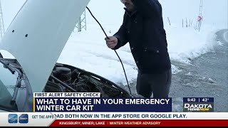 First Alert Safety Check: What to have in your emergency winter car kit