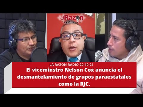 El viceminstro Nelson Cox anuncia el desmantelamiento de grupos paraestatales como la RJC.