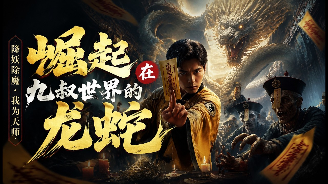 💥【爆劇速推】《崛起在九叔世界的龙蛇》 #漫劇 #真人劇 #短劇 #夜夜劇場 #末世 #熱門 #逆襲