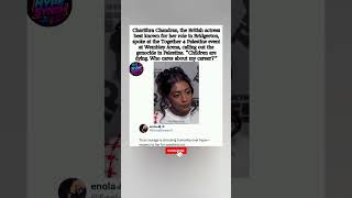 Bridgerton Actress Calls Out Genocide At Palestine Rally #bridgerton #shorts Wealth