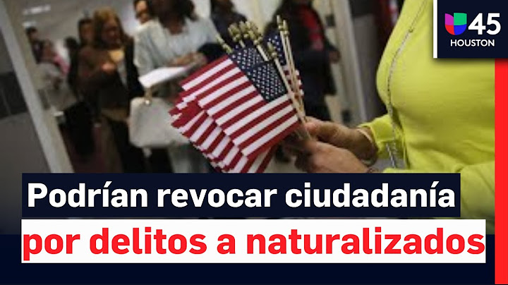 Administración Trump estudia revocar ciudadanía a naturalizados que hayan cometido ciertos delitos